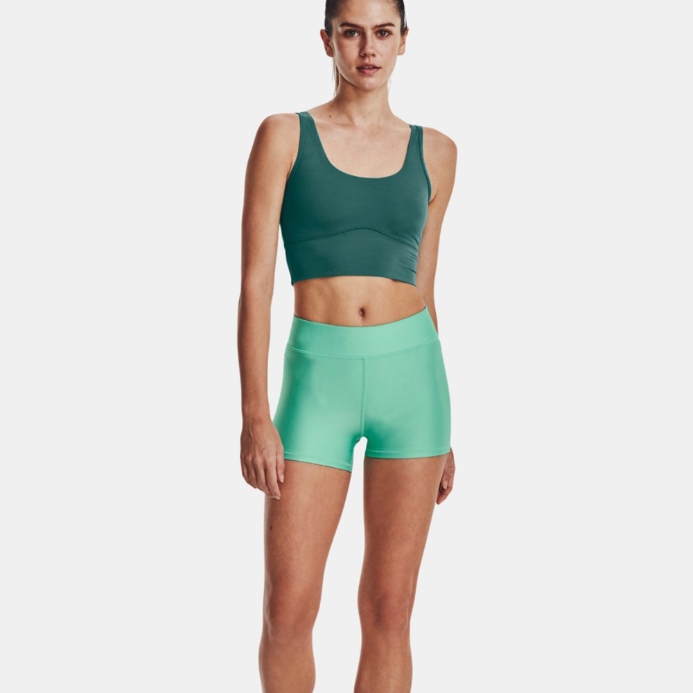NWOT. Under Armour HeatGear Mid-rise Shorty - SM